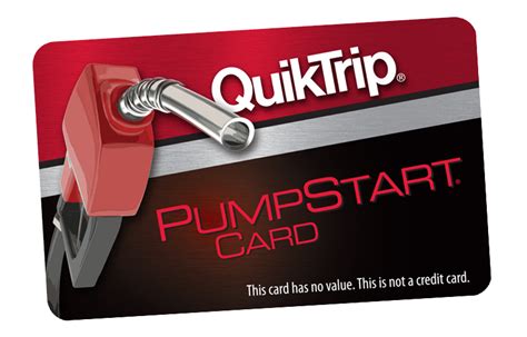 To get your own QT PumpStart ® card, simply show your driver’s license at the counter of any QuikTrip store and immediately receive your card. For questions regarding your QT PumpStart ® card, please call 800-247-3452. 